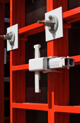 Detail of modular formwork.