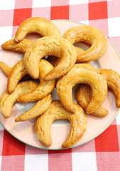 plate with croissant