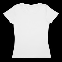 White t-shirt.