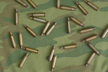 Russian camouflage and shells