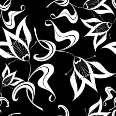 Photo sur Plexiglas Fleurs noir et blanc Texture transparente 279