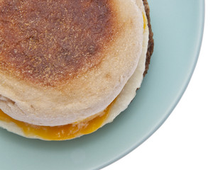 Sausage Egg and Cheese Breakfast Sandwich