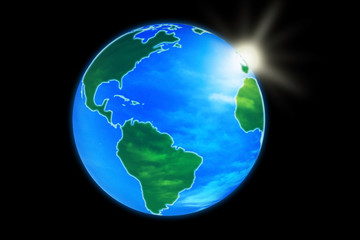 weltkugel freisteller