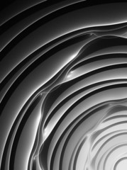 Black and White Background Ripples