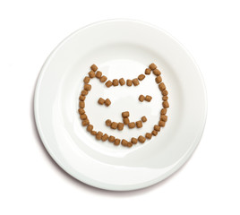 Dry cat food