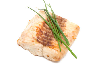 Gebratenes Lachsfilet