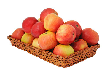 Basket with apples