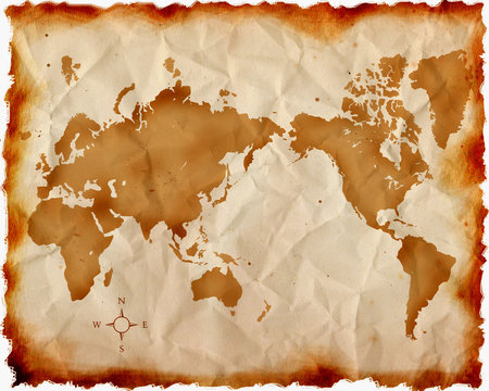 Fototapeta 古い地図