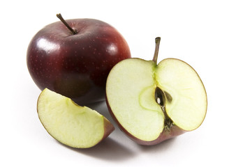 Red Delicious Apples - whole and cuts