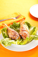 caramelized chicken thighs with sesame