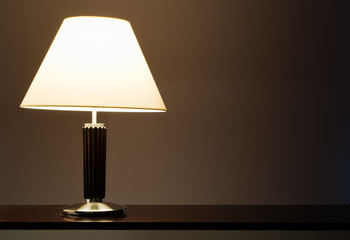 brown lamp