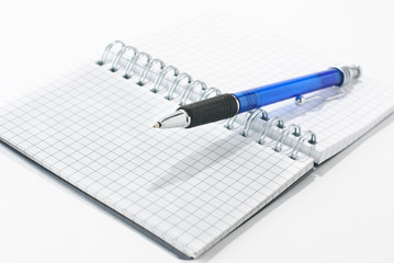 Notizbuch mit Stift