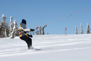 kite skier