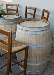 barrel for a table