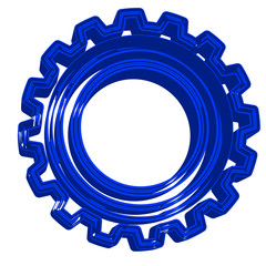 Abstract gear icon