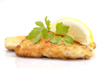 Frischgemachtes Putenschnitzel