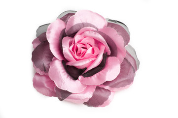 A flower hair clip for women on isolated white background..