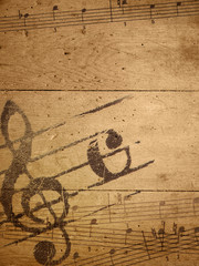 Abstract grunge melody textures and backgrounds