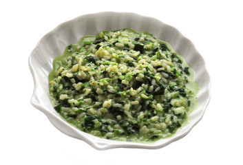 Risotto agli spinaci e taleggio - Primi Lombardia