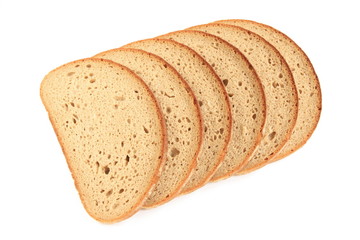 Sechs Brotscheiben