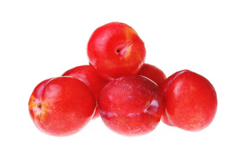 red  plums