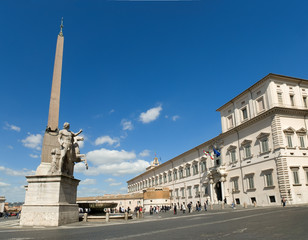 Fototapeta na wymiar Kwirynale w Rzymie