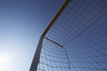 Ecke vom Fußballtor © Christian Schwier