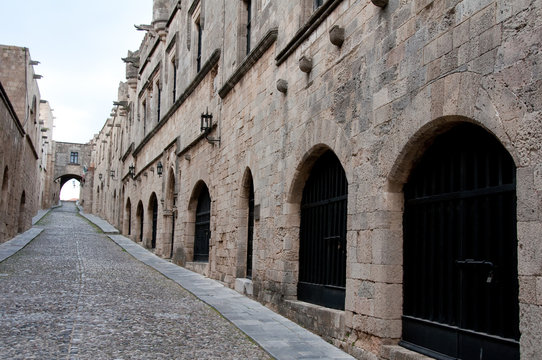 Fototapeta knight's street
