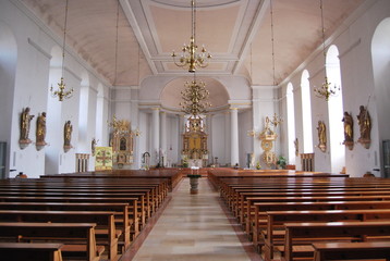 Fototapeta na wymiar Kirchenraum