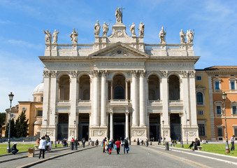 Naklejka premium Basilica di S. Giovanni in Laterano, Roma