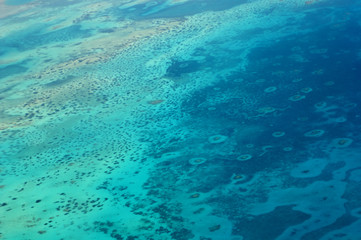 Image of an eerial view of the Red Sea