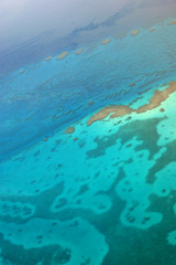 Fototapeta na wymiar Aerial view of the Red Sea