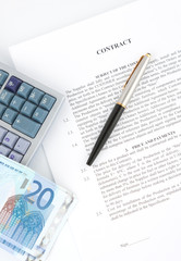 Obraz premium document to sign