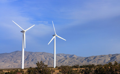 Clean Energy from Wind, Palm Springs, CA