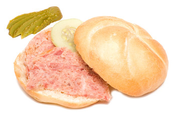 Belegtes Brötchen