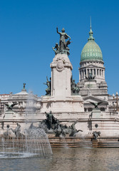 Fototapeta na wymiar Budynek Kongresu Narodowego, Buenos Aires, Argentyna