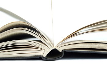 Opened book
