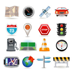 navigation icon set