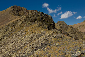 View from pass Rus. Pyrenees.