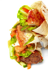 tortilla with vegetables