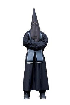 Hooded man