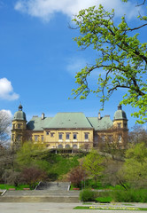Fototapeta na wymiar Ujazdowski Castle in Warsaw