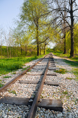 Fototapeta premium Railroad landscape