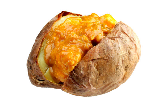 Jacket Potato with Chicken Curry