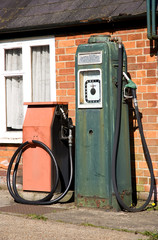 Vintage gass pump