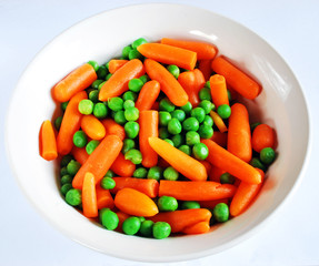 peas and carrots