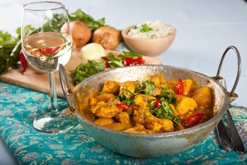 Indian chicken curry