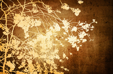 floral style textures with space for text or image