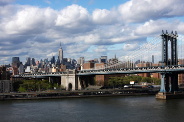 New York Skyline and Manhattan Bridge