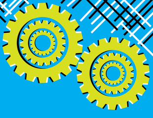 Fototapeta premium Cogwheel Deal